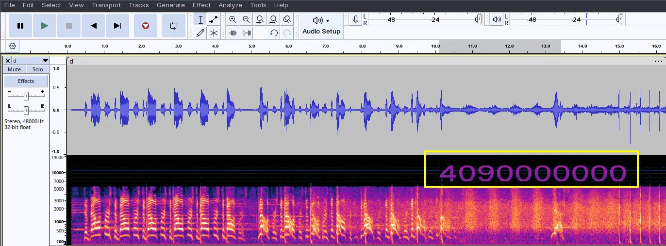 Spectrograph view